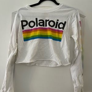 Long sleeve crop top